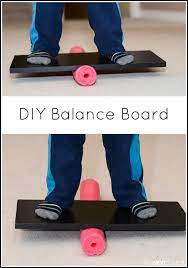 Diy Pool Noodle Balance Board Balance Board Exercise For Kids Gross Motor Activities