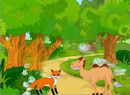 The camel agreed to this bargain and the jackal jumped up on his back. The Camel And The Jackal Lukamari Nepali Moral Stories