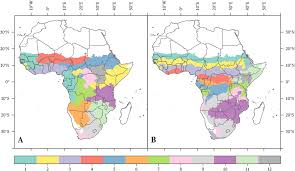 > use ctrl + scroll to zoom the map. Regionalizing Africa Patterns Of Precipitation Variability In Observations And Global Climate Models In Journal Of Climate Volume 29 Issue 24 2016