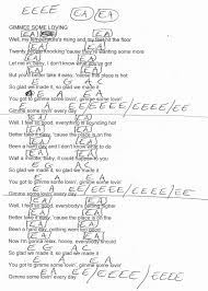 Gimmee Some Loving Spencer Davis Group Guitar Chord Chart Capo 3rd Lyrics And Chords Acoustic Guitar Lessons Acoustic Guitar Strap
