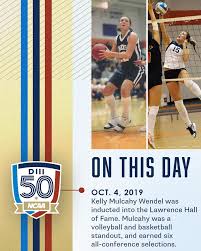 Four years ago, Kelly Mulcahy Wendel ('08) was inducted into the Lawrence  Hall of Fame! Mulcahy starred in two sports for the Vikings and earned  All-Midwest Conference accolades in both. An outside