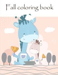 The designs are perfect for children and adults who want a simpler page to color. Fall Coloring Book Super Cute Kawaii Animals Coloring Pages Art Hobbies Mimo J K 9781710781090 Amazon Com Books