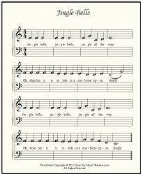Jingle bells free printable christmas piano sheet music for early. Jingle Bells Sheet Music For Beginner Piano Students