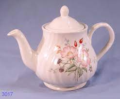 Beautiful hand painted tea pot with floral bouquet of pink roses with yellow bowls that blossom out tea pots give ambiance and ceremony, making tea drinking into an occasion.it is also very antique english ironstone tea pot staffordshire english | etsy. Arthur Wood Blackberries And Rosehips Vintage Teapot Sold Tea Pots Vintage Tea Pots Miniature Tea Set