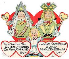 She kills alyss's parents and usurps the throne of wonderland. Alice In Wonderland With King And Queen Of Hearts Vintage Diecut Valentine Card 506523670
