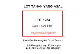 Bantuan secara terhad seperti input pertanian berupa benih, baja, racun, mesin dan peralatan kecil Jurukur Tanah Bagan Ukur Tanah Pecah Bahagian Vs Pecah Sempadan