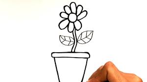 Kumpulan gambar mewarnai bunga untuk anak anak. Menggambar Mewarnai Bunga Dalam Pot Untuk Anak Youtube