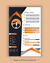 Before writing an employee profile, you should look at some sample format that helps you to make a perfect employee profile. Personal Profile Template Modern Elegant Contrast Decor Free Vector In Adobe Illustrator Ai Ai Format Encapsulated Postscript Eps Eps Format Format For Free Download 1 43mb