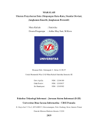 Sesuai dengan janji kita di awal ulasan ini. Cover Statistika