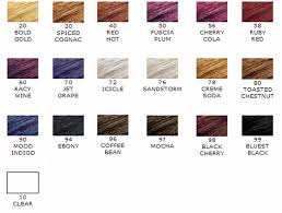 Jazzing Hair Color Chart Www Bedowntowndaytona Com