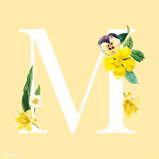 768 inspirational designs, illustrations, and graphic elements from the world's best designers. Floral Capital Letter M Alphabet Vector Free Image By Rawpixel Com Letter Art Design Cherry Blossom Wallpaper Flower Letters