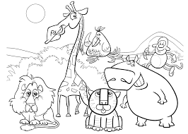 Wilde Dieren Gratis Kleurplaten Dieren Coloring And Drawing