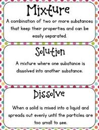 Mixtures And Solutions Activities Notebook Worksheets Matter Science Science Chart Chemical Science