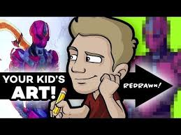 Your Kid S Art Drawn By A Professional Artist Round 2 Youtube Art Drawings For Kids Art For Kids Artist