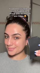 Does taping your face smooth wrinkles? 🧐 #facetaping #facetape #facetapes  #factorcap