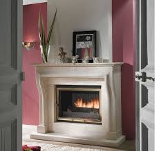 Cheminee Turbo Fonte Enghein En Pierre Bretignac Beige Equipee D Un Foyer Athos 877l Cheminee Habillage Insert Cheminee Design