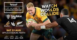 Watch worlds collide when rugby returns to perth for the 2021 bledisloe cup! Bledisloe Cup Australia V New Zealand Optus Stadium Perth 21 August To 22 August