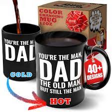 Amazon.com: Funny Heat Sensitive Best Dad Mug With Colorful Gift Box [12oz]  Unique Coffee Mugs for Dad. Funny Dad Mugs from Son. Fun Christmas Gifts  for Dad, Papa, Daddy or Grandpa. Presents