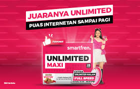 Smartfren unlimited is a data / internet access service, where users can access data / internet with data access speeds up to a certain speed within a certain period of time (active period) smartfren offers 2 (two) types of data plan of unlimited, namely: Home Smartfren