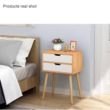 Nightstand Creative Assemble Storage Cabinet Bedroom Bedside Locker Double Drawer Cupb Living Room Accessories Bedroom Night Stands Modern Bedside Table Design