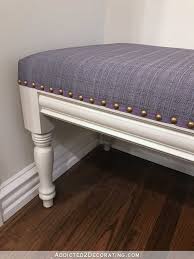 5% coupon applied at checkout. Diy Upholstered Dining Room Bench Finished How To Upholster The Seat Addicted 2 Decorating