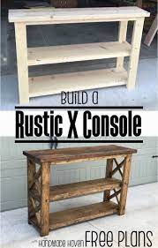 X Console Table Woodworking Projects Diy Diy Wood Projects Easy Woodworking Projects