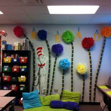 Top 10 Classroom Displays For Pupil Learning With A Twist How Are Your Classroom Displays School Library Decor Seuss Classroom Classroom Library Organization