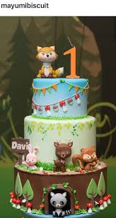 Waldgeschopf Waldtier Kuchen Cakes Kuchen Dekorieren Torten Dekorieren Backen Kindergeburtstag