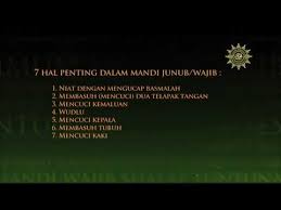 Tata Cara Mandi Wajib Sesuai Majelis Tarjih Muhammadiyah Youtube