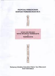 Langkah langkah membuat proposal penelitian? Proposal Permohonan Bantuan Pembangunan Talud Jalan Desa