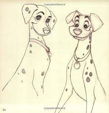 Pongo And Perdita Outline Sketch Disney Drawings Sketches Disney Sketches Disney Drawings