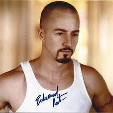 Edward Norton Signed 10x8 Colour Photo. Edward Harrison