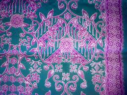 Model Batik Haji Wanita Batik Gambar Modern