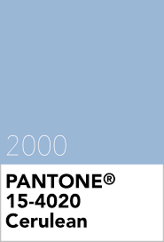 The combo library contains pages of cerulean color combinations (a.k.a, color schemes and color palettes) for you to choose from. Pantone Colour Of The Year 2000