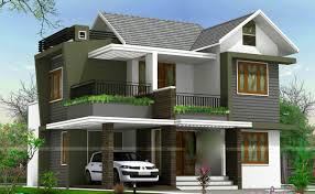 1738 Square Feet 4 Bedroom Double Floor Sloping Roof Home Design And Elevation Kerala House Design Duplex House Design House Front Design