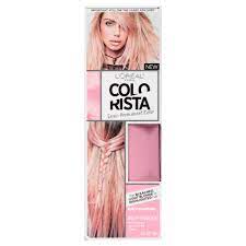 L Oreal Paris Colorista Semi Permanent For Light Blonde Or Bleached Hair Softpink 4 Fl Oz Semi Permanent Hair Color Permanent Hair Color Hair Color Pink