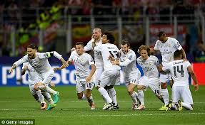 Atletico madrid have won the la liga title on the final weekend of the season, as super league mastermind (no sarcasm here) florentino perez will have to sanction a huge rebuild of this real squad this the champions league spots were already confirmed ahead of the final round of games, and. Real Madrid 1 1 Atletico Madrid 5 3 On Penalties Uefa Champions League Final 2016 Result Ucl Reaction Daily Mail Online
