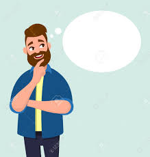 Free for commercial use no attribution required high quality images. Young Man Thinking And Blank Thought Speech Bubble Vector Illustration In Cartoon Style Royalty Free Cliparts Vectors And Stock Illustration Image 110180734