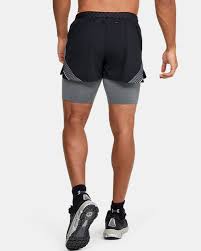 Under armour's compression apparel ensures superior comfort and faster recovery, so you can stay at the top of your game for longer. Men S Ua Rush Run 2 In 1 Shorts Under Armour