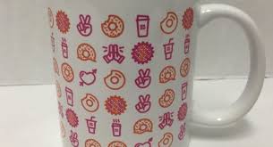 Dunkin Donuts Coffee Mug Holiday Peace Love Dunkin Donuts Dunkin Holiday Coffee