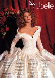 Rachel Hunter For Joelle Wedding Gowns 80 S 90 S I Totally Ripped This Out Of A Modern Bride Magazine At One Wedding Gowns 1990s Wedding Dresses Bridal Satin