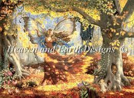 Heaven and earth designs : Cross Stitch Corner Heaven And Earth Designs Mini Fall Fairy