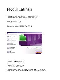 Otomatis diberikan nomor urut oleh myob. Myob Perusahaan Manufaktur