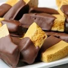 Honeycomb With Golden Syrup Angel Food Candy Recipe Candy Recipes Honeycomb Recipe