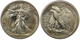 1942 50c proof walking liberty half dollar pcgs coinfacts