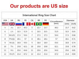 Ring Size Chart The Dragon Shop