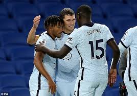 Brighton fully deserved theirs, with graham potter's side doing well to limit chelsea to just a few glimpses of goal and ultimately going closest to snatching a winner. Brighton 1 3 Chelsea Reece James Scores Stunning Goal While Jorginho And Kurt Zouma Also Find Net Daily Mail Online