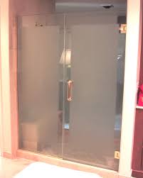 Birds and branches — etched glass shower door & etched glass enclosure Frameless Shower Door And Panel Chevy Chase Glass