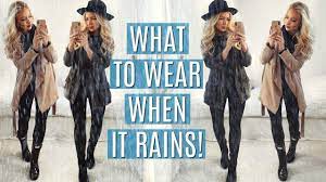 Staying indoors playing games, watching movies, and spending some quality time with family can give you the chance to make amazing and comforting food for the people. What To Wear When It Rains Rainy Day Outfits Youtube