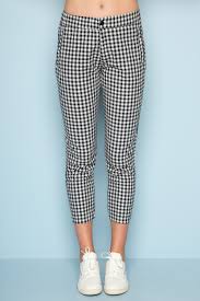 Black And White Gingham Pants Jayne Pants Brandy Melville Clothes Brandy Melville Pants Fashion